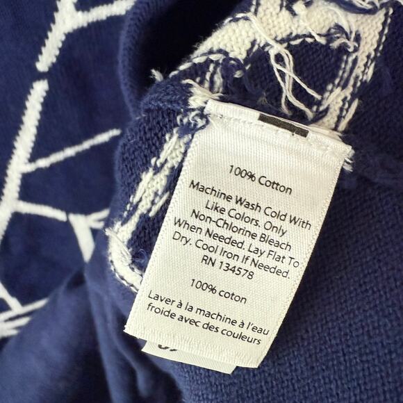 Vineyard Vines Blue White Sailing Crewneck sweater size M - Picture 6 of 9